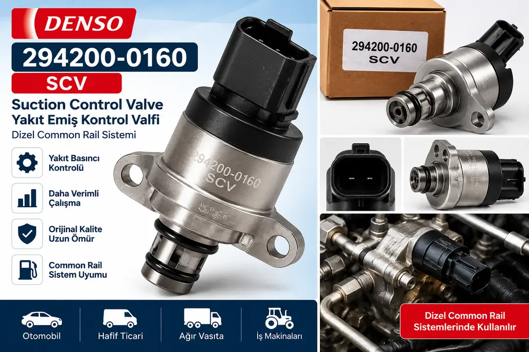 Ürün görseli: Denso 294200-0160 SCV Common Rail  Dizel Yakıt Pompası Emme Kontrol Valfi
