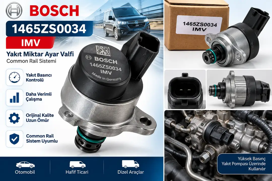 Ürün görseli: Bosch 1465ZS0034 Mazot Basınç Regülatörü OEM KODU 0 928 400 825